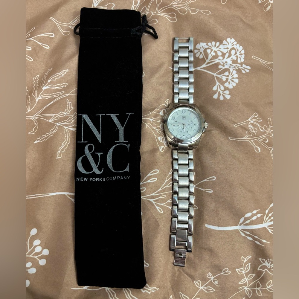 NY&C Stainless Steel Watch